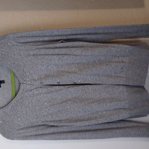 Apt 9 Women's large grey cardigan